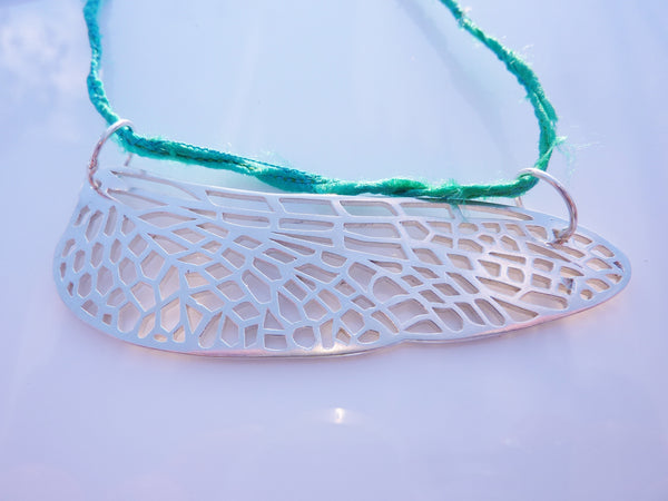 Dragonfly Wing in Sterling Silver