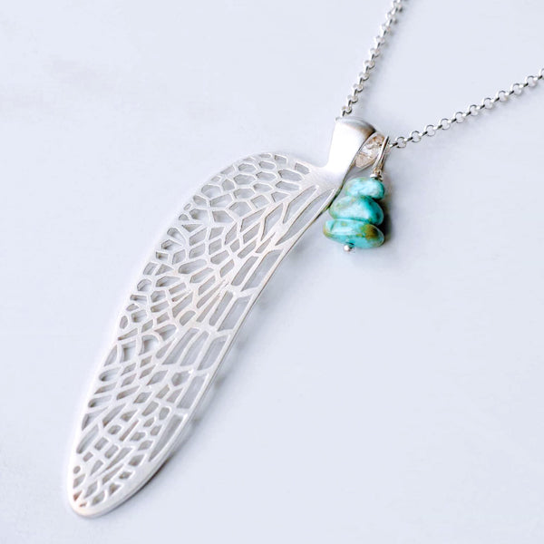 Dragonfly Wing in Sterling Silver